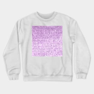 Antique Fuschia Camo Abstract Low Polygon Background Crewneck Sweatshirt